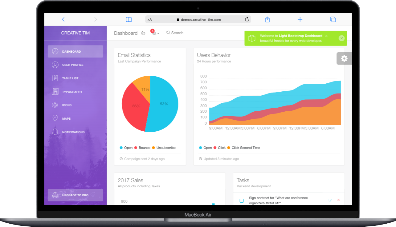 Light Bootstrap Dashboard