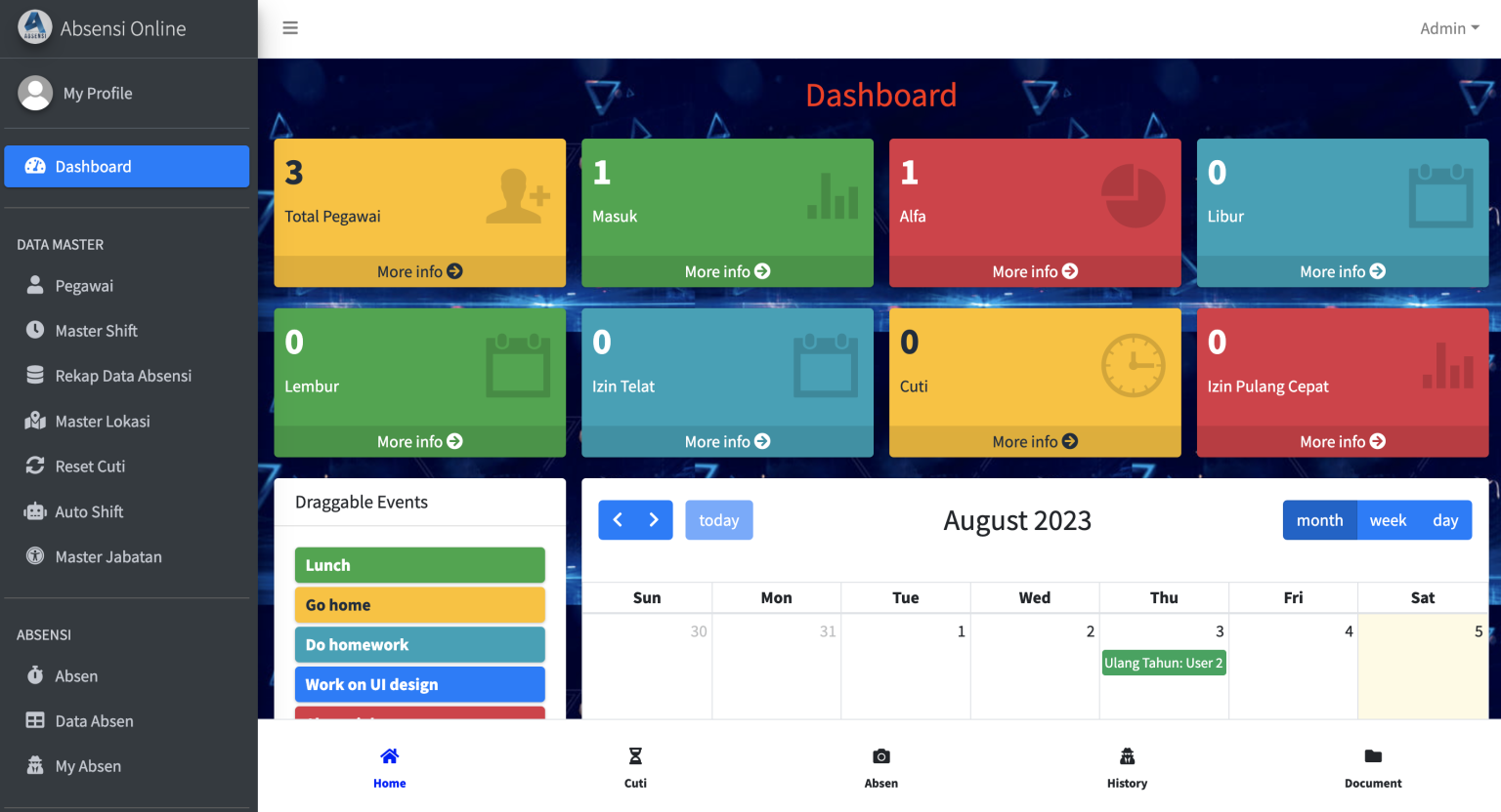 Aplikasi Absensi V1 Bisa Detekasi Lokasi + Webcam (Source Code)